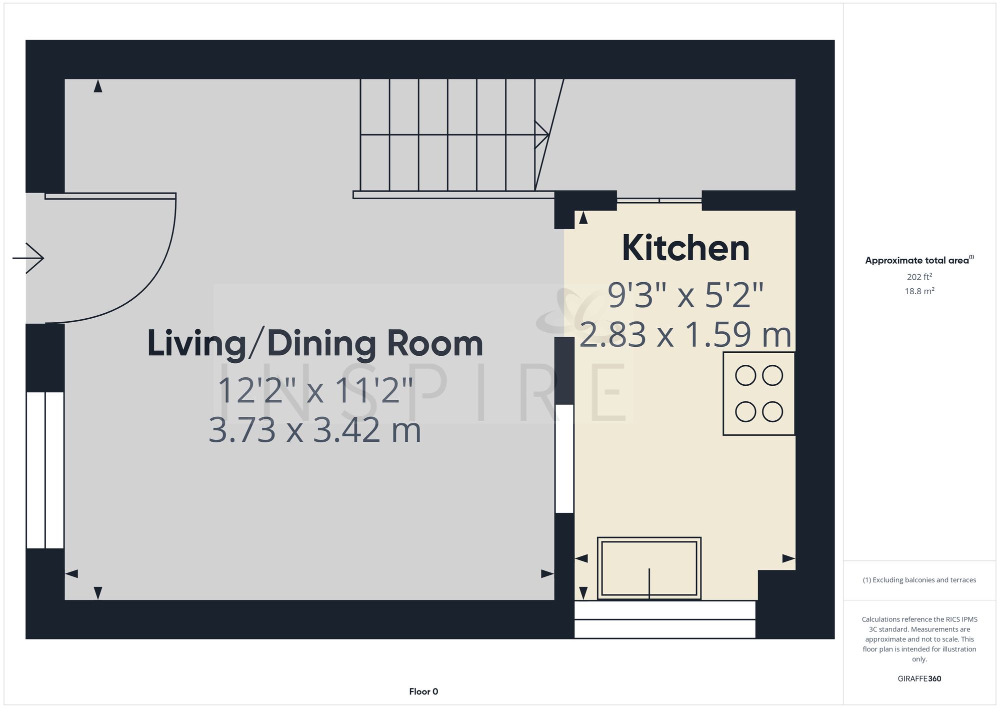 18 Black Swan Close, Crawley floorplan