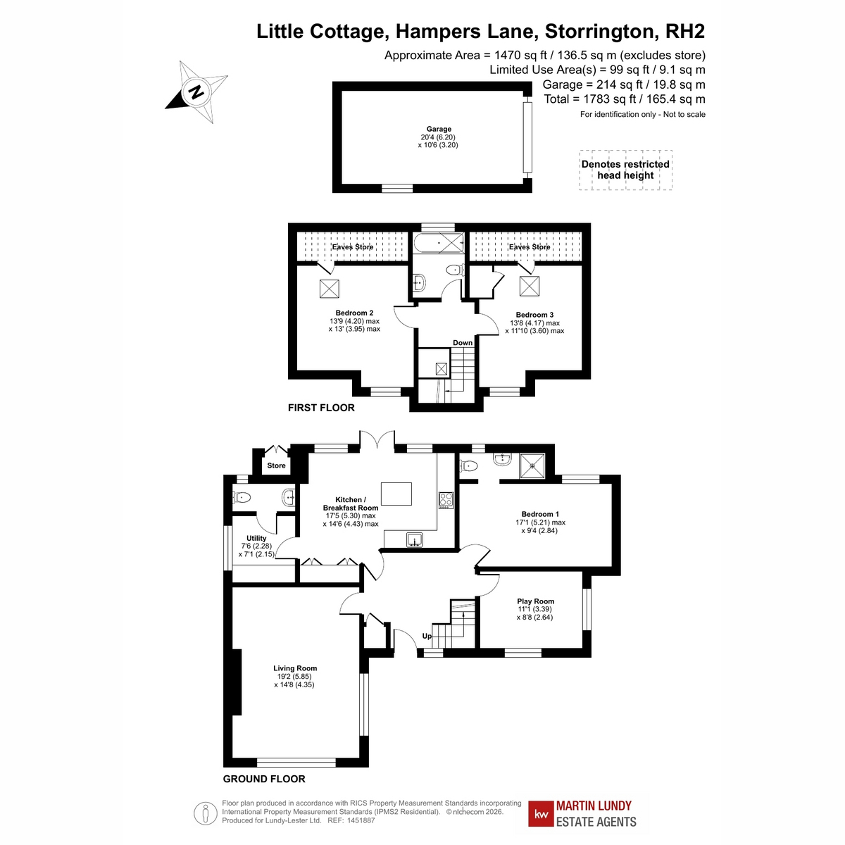 Little Cottage, Hampers Lane, Storrington floorplan