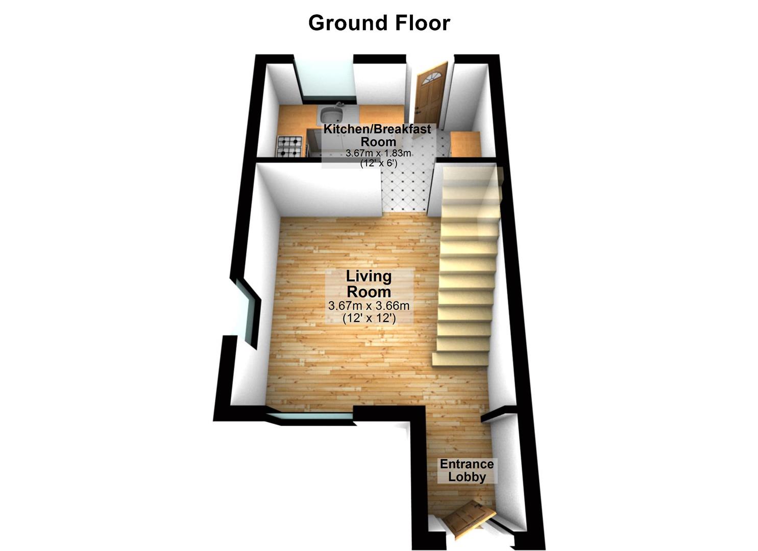 Elveden Close, Bushmead, Luton floorplan