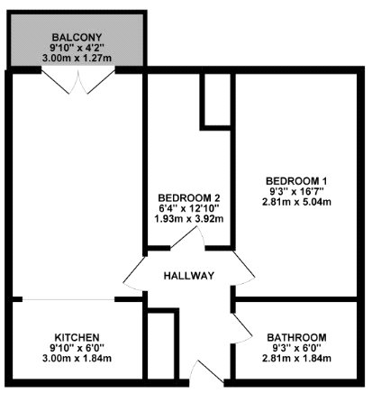Heights, 80, Pacific Close, Hampshire floorplan