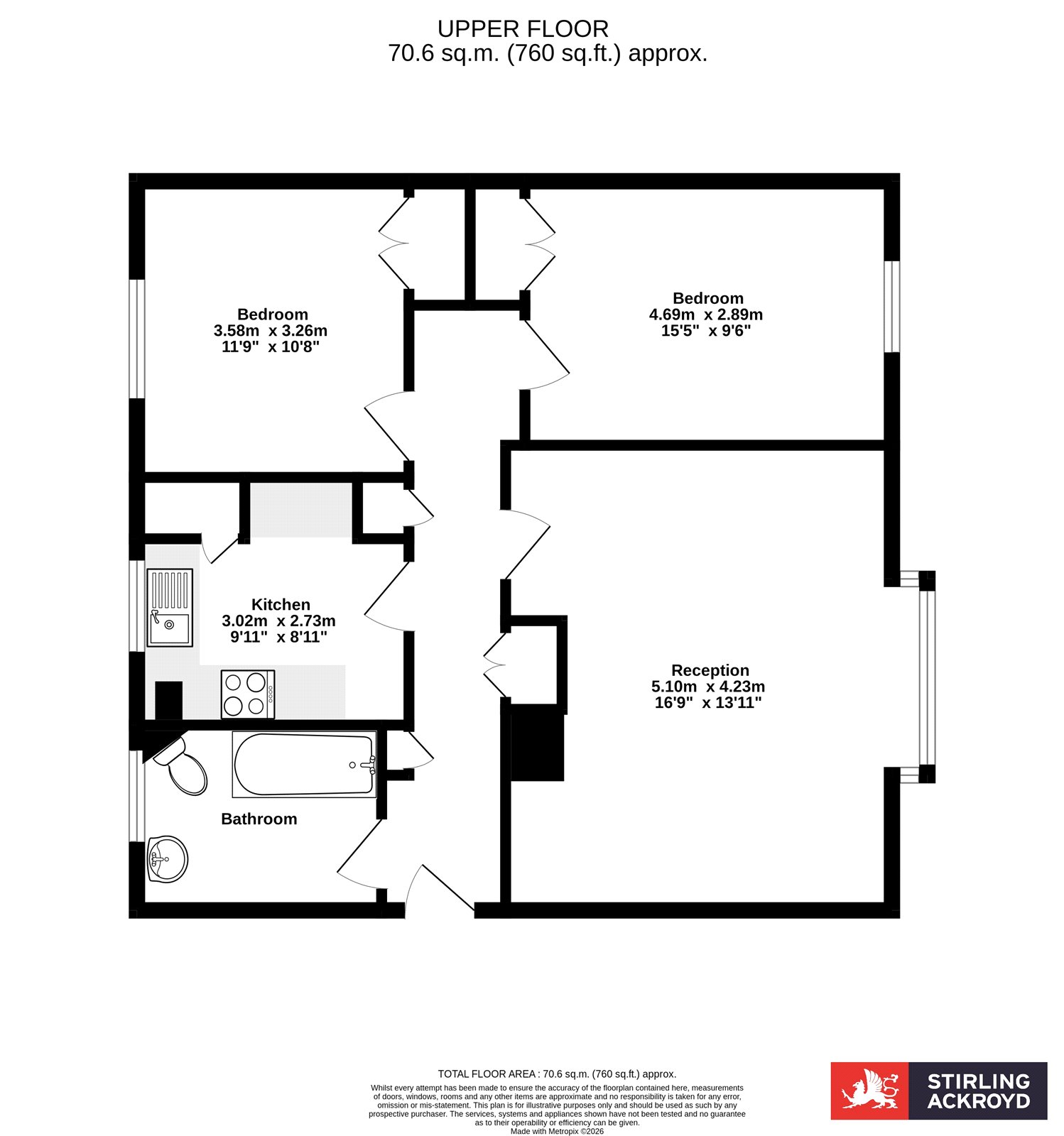 42, Portinscale Road, London floorplan