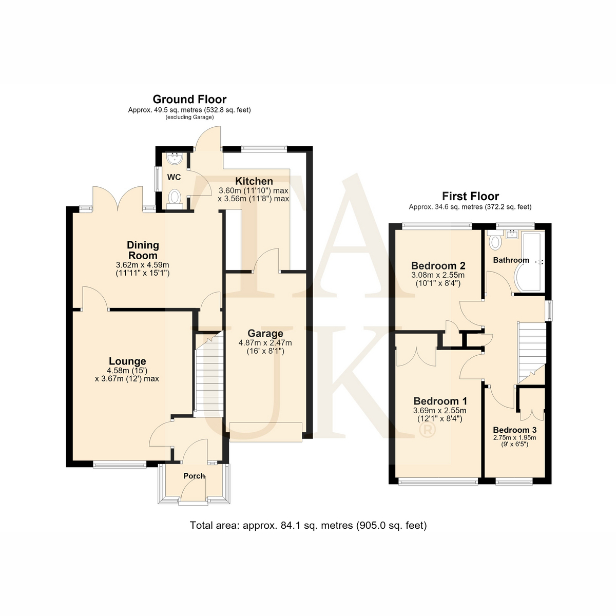 Abberley Avenue, Stourport-on-severn floorplan
