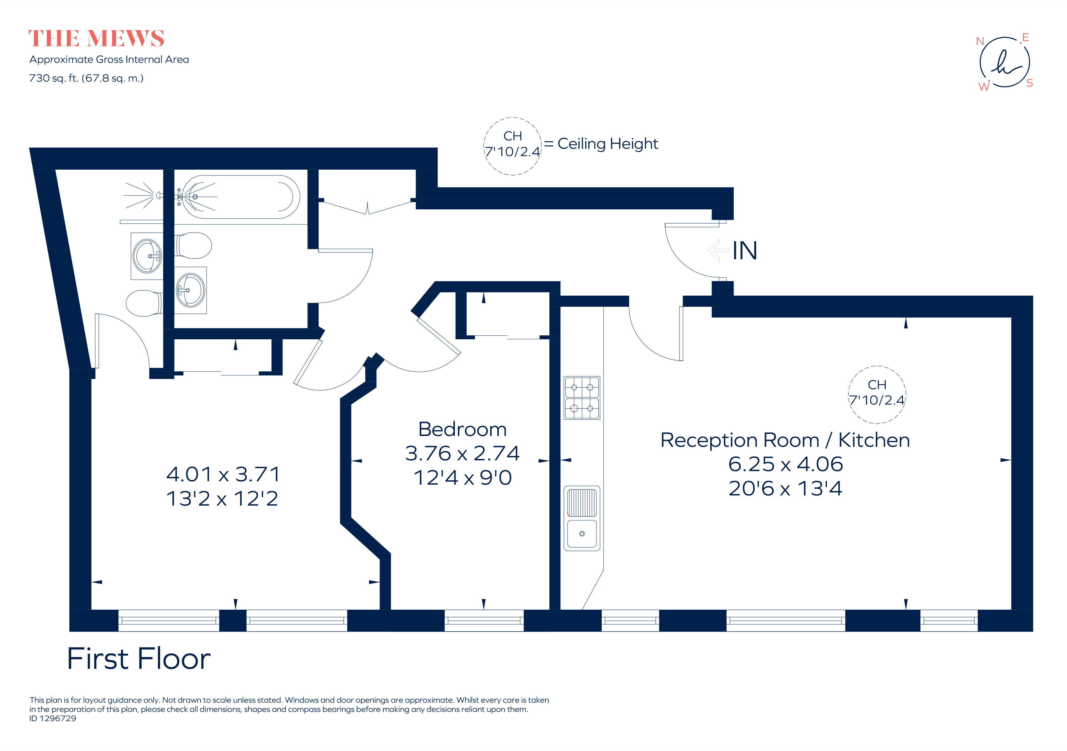2b, The Mews, 53, High Street, Hampton floorplan