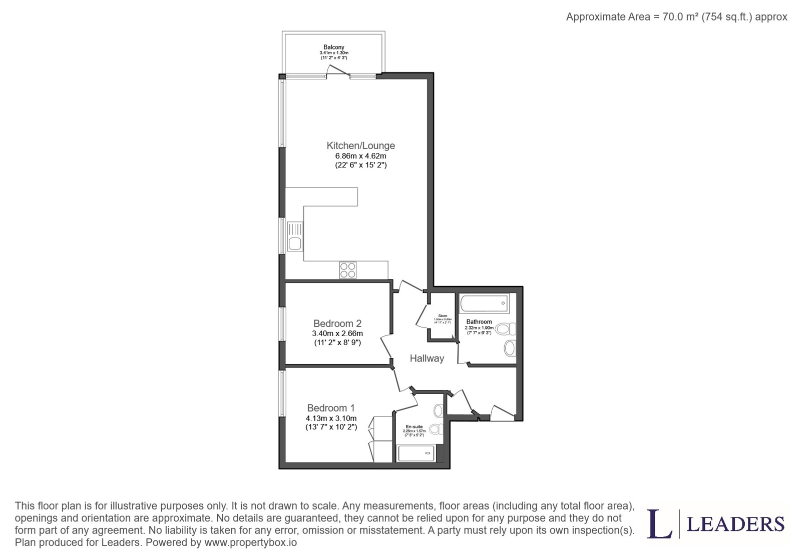 Bournemouth Road, Dorset floorplan