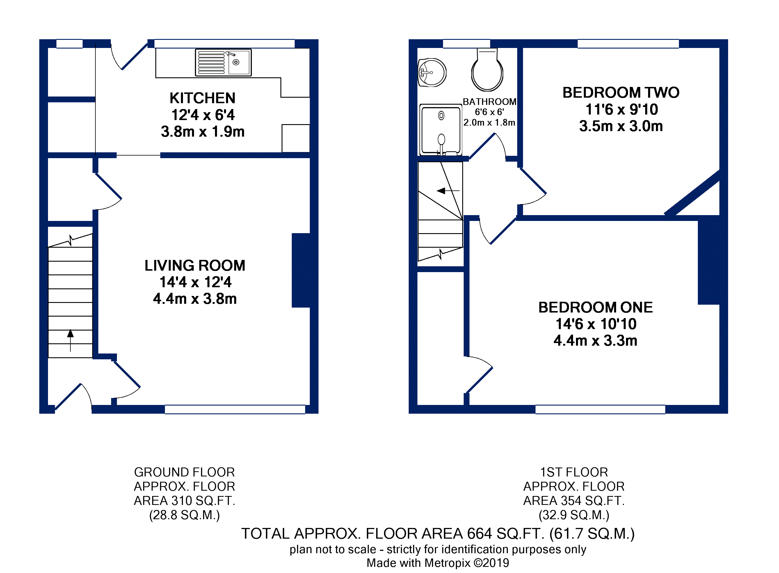 2 Bedrooms Terraced house for sale in Broadlea Hill, Leeds, West Yorkshire LS13