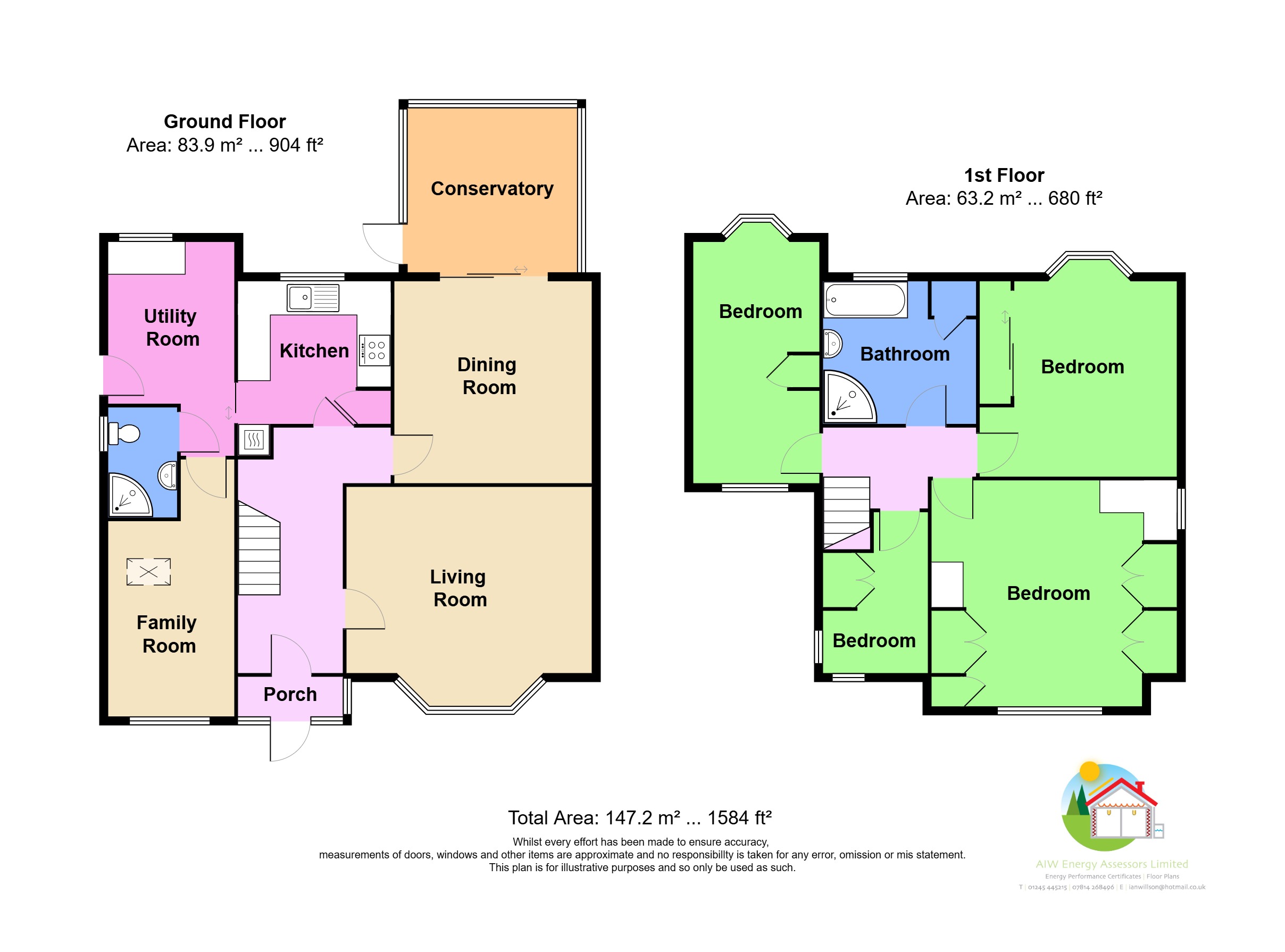 65, Mount Crescent, Brentwood floorplan