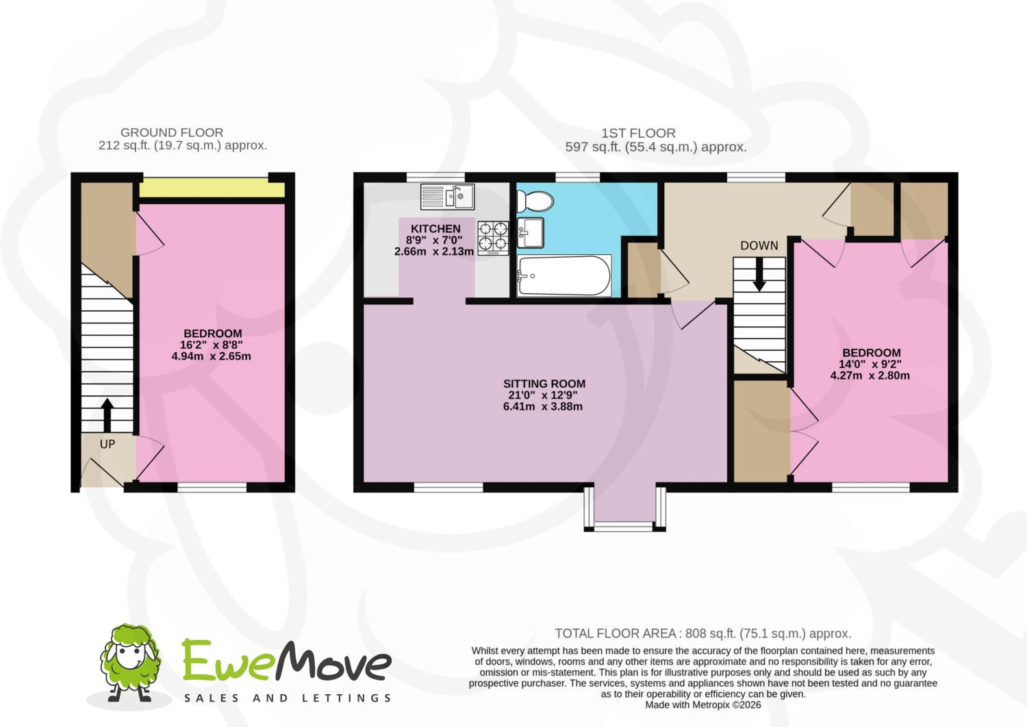 16, Figsbury Close, Swindon floorplan