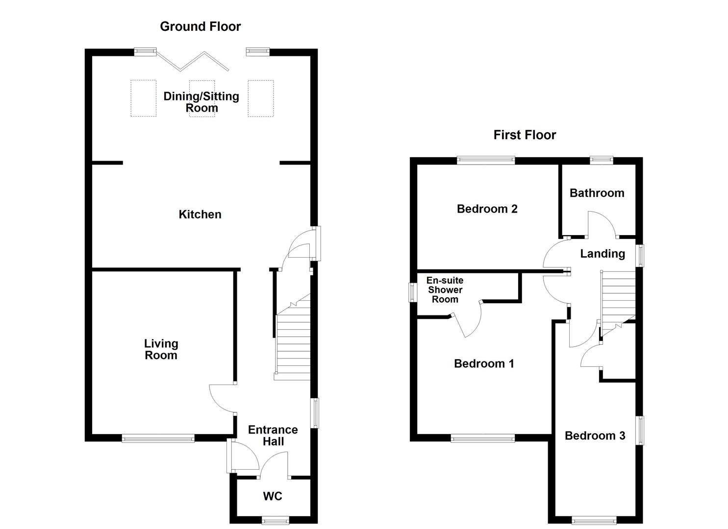 1, Gentian Court, Wakefield floorplan