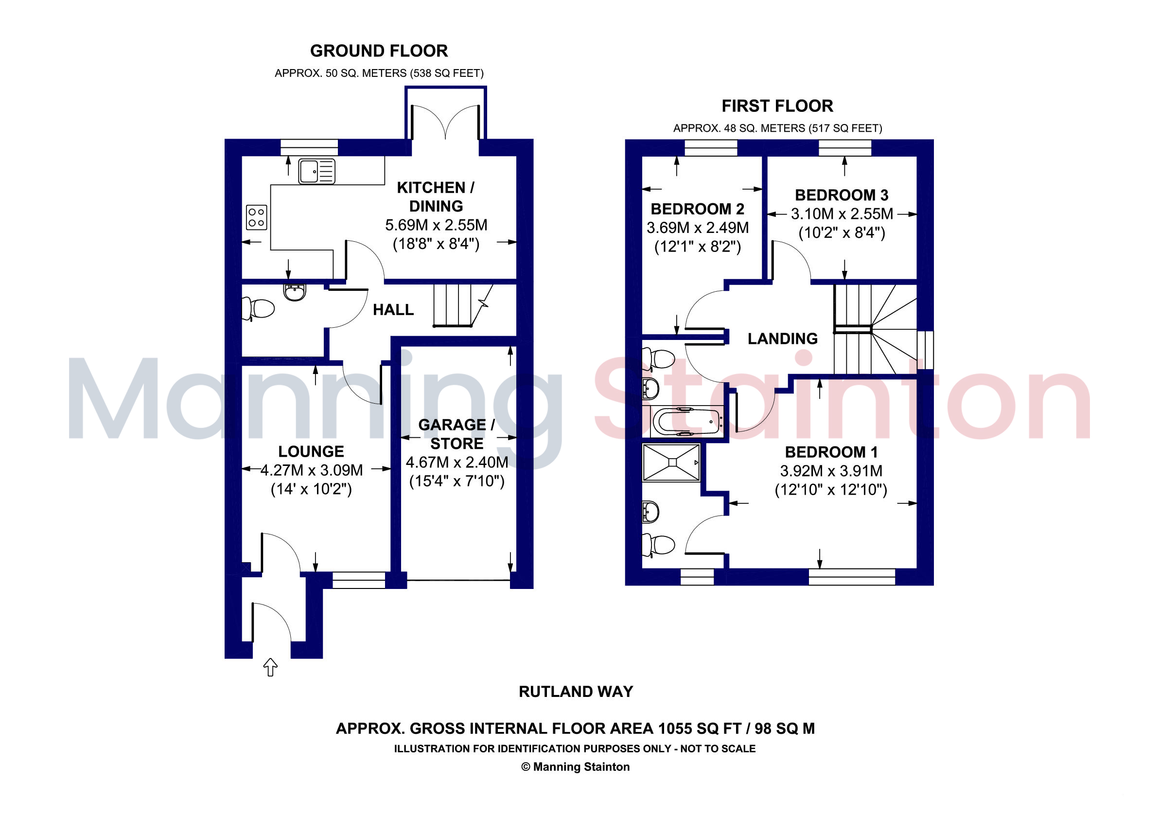 8, Rutland Way, Leeds floorplan
