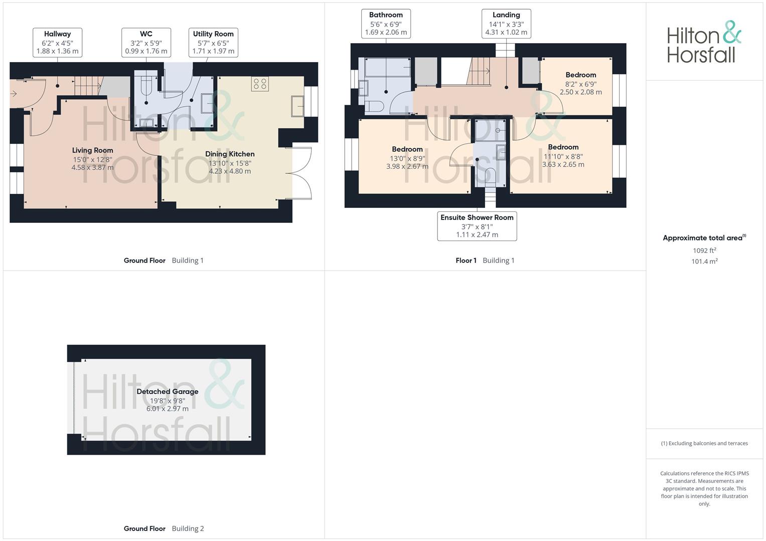 16, Millers Green, Worsthorne floorplan
