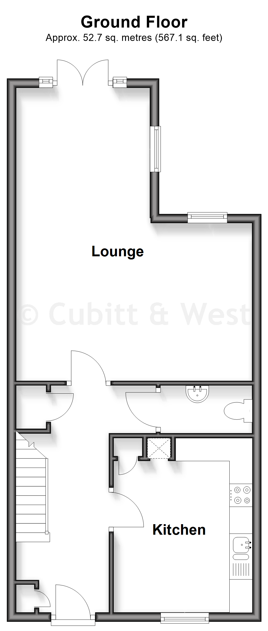 9, Clarks Croft, Lewes floorplan