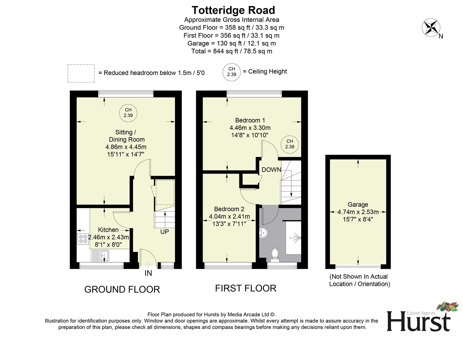Cedar Court, 7, Totteridge Road, High Wycombe floorplan
