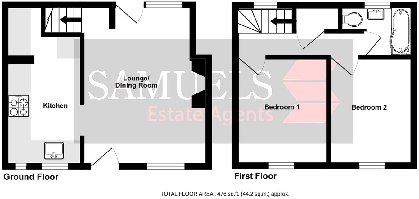 4 Thorns Cottages, Greenway, Exeter floorplan