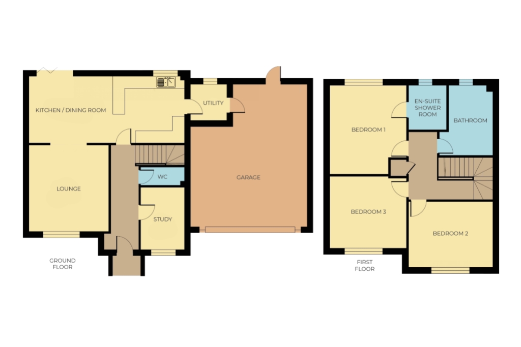 Plot 26 The Cherry, Brunswick Fields, Spalding floorplan