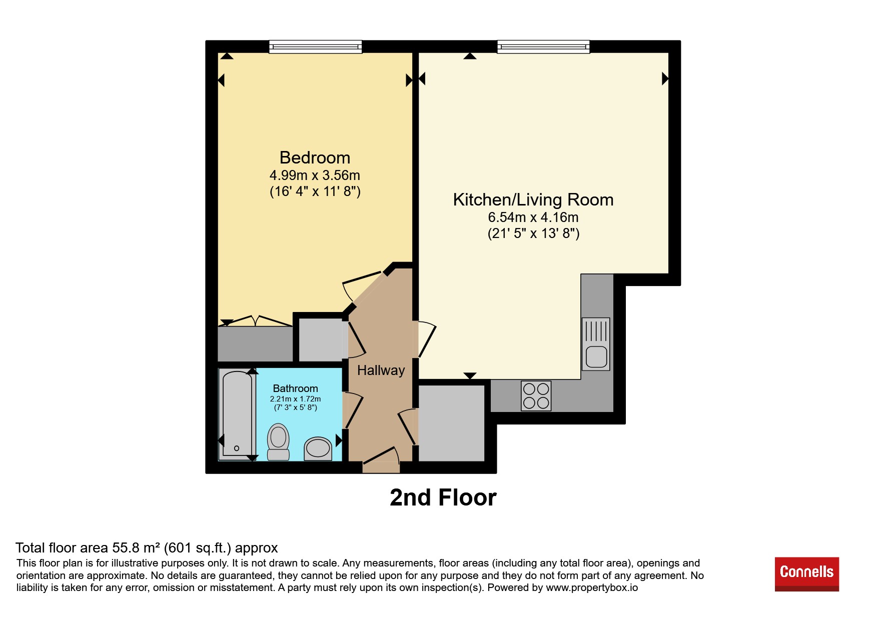 Flat 16, Letchworth Garden City floorplan