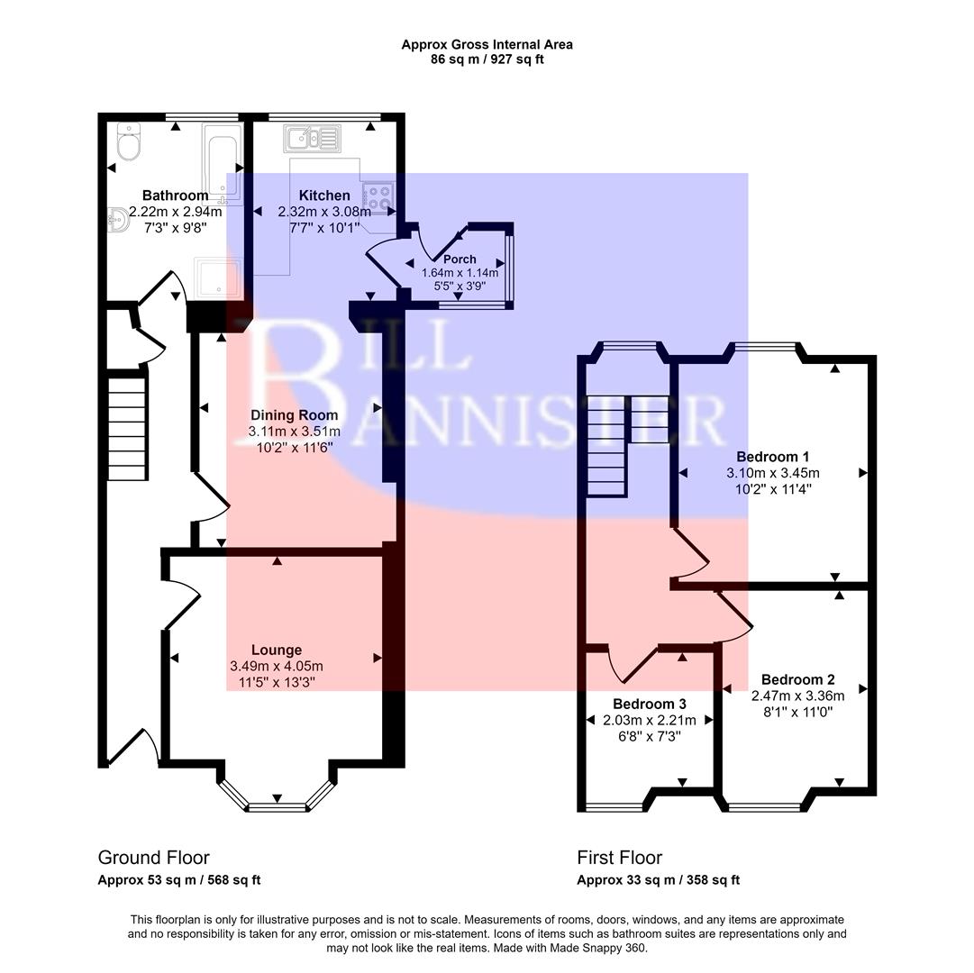 7, Sidney Terrace, Redruth floorplan