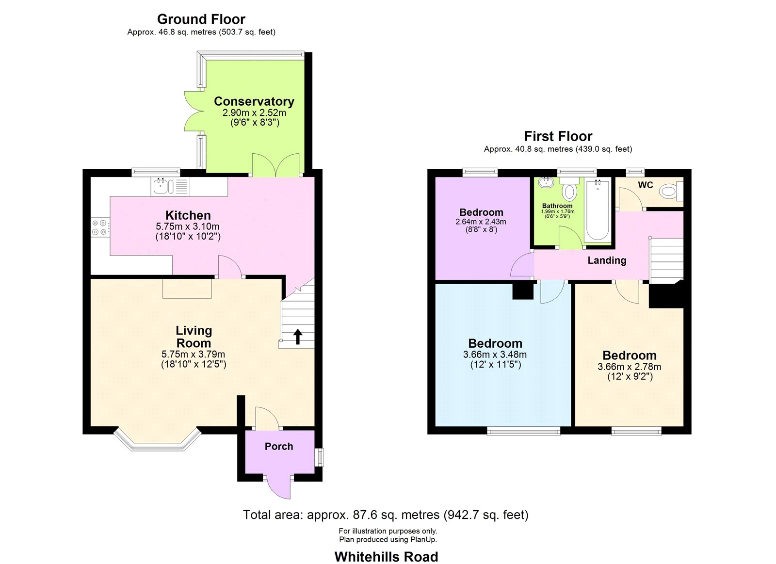 24, Whitehills Road, Essex floorplan
