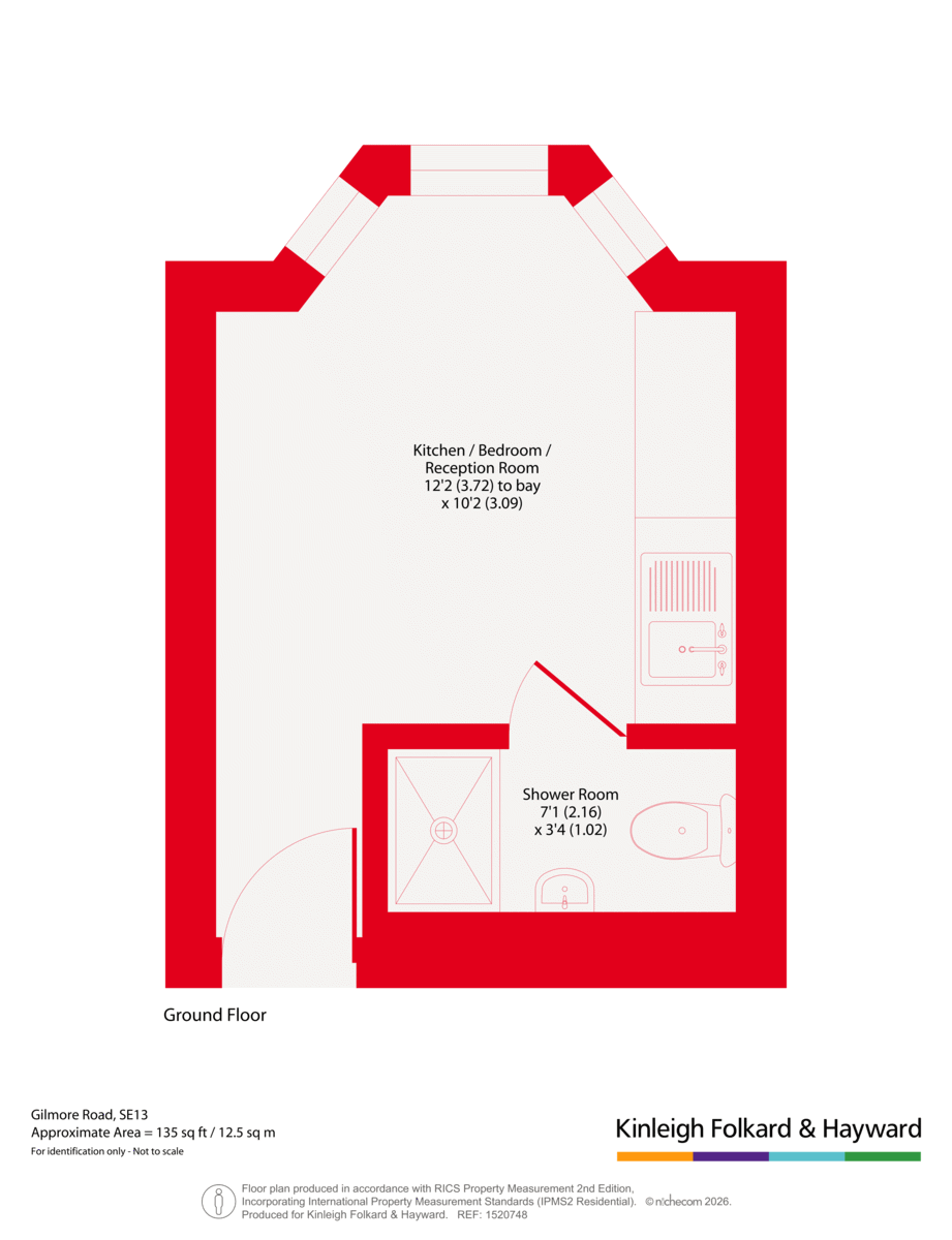 Flat 7, 77, Gilmore Road, London floorplan