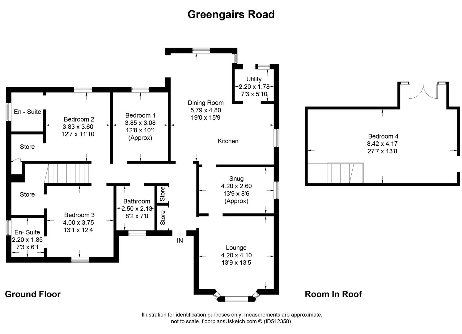4 Bedrooms Detached house for sale in Greengairs Road, Greengairs, Airdrie ML6