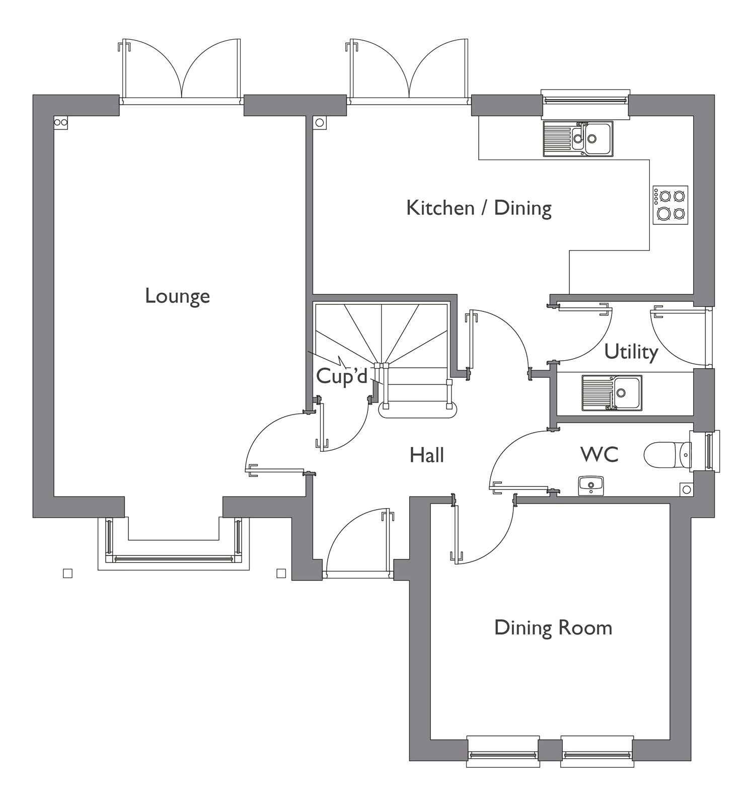 Plot 170 (Yoxford),, The Landings, Halesworth floorplan