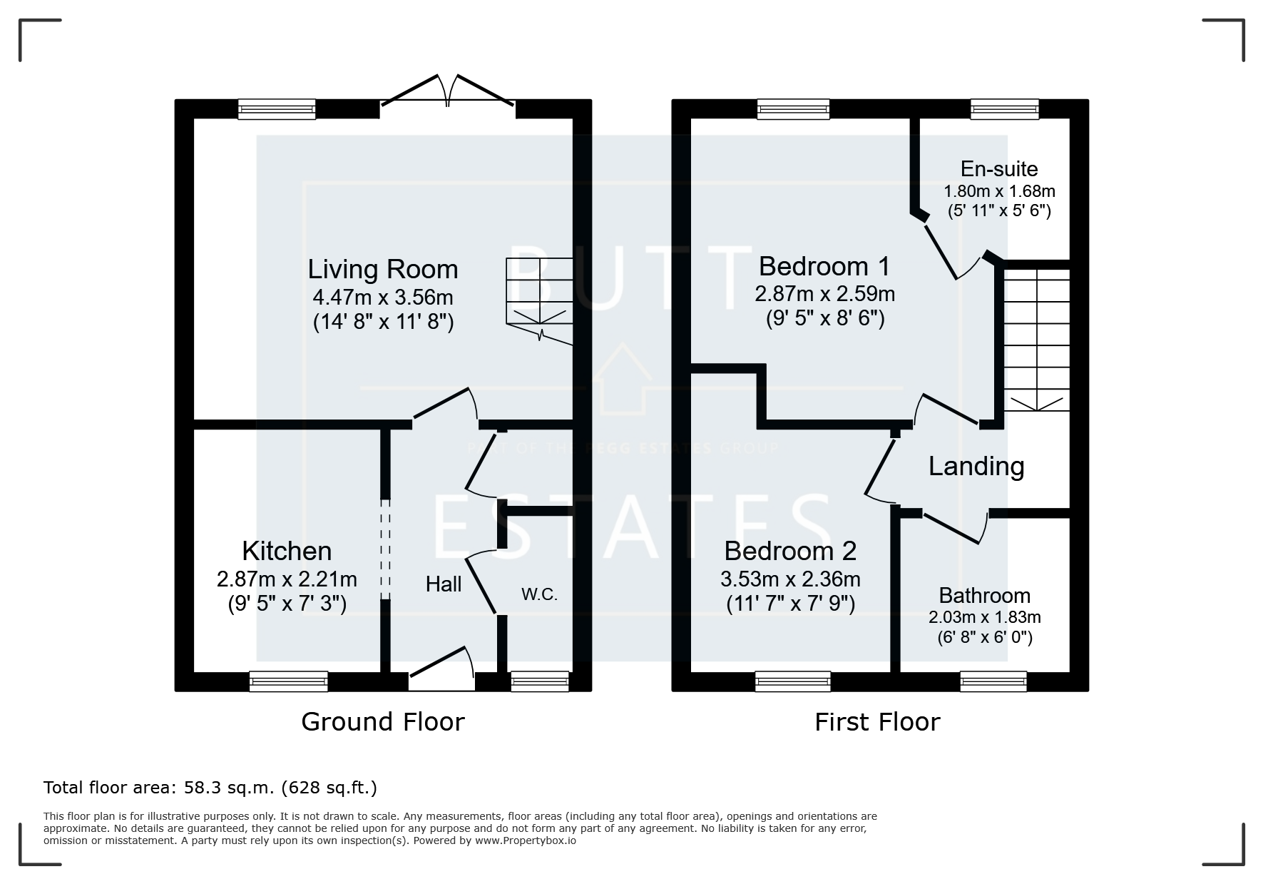 76 Chaucer Grove, Exeter floorplan