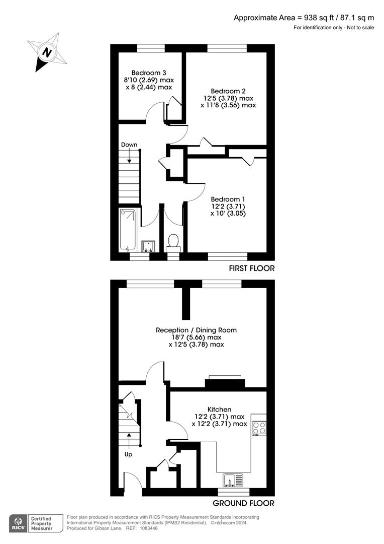 Flat 1 Woodfield House, Oakfield Close, New Malden floorplan