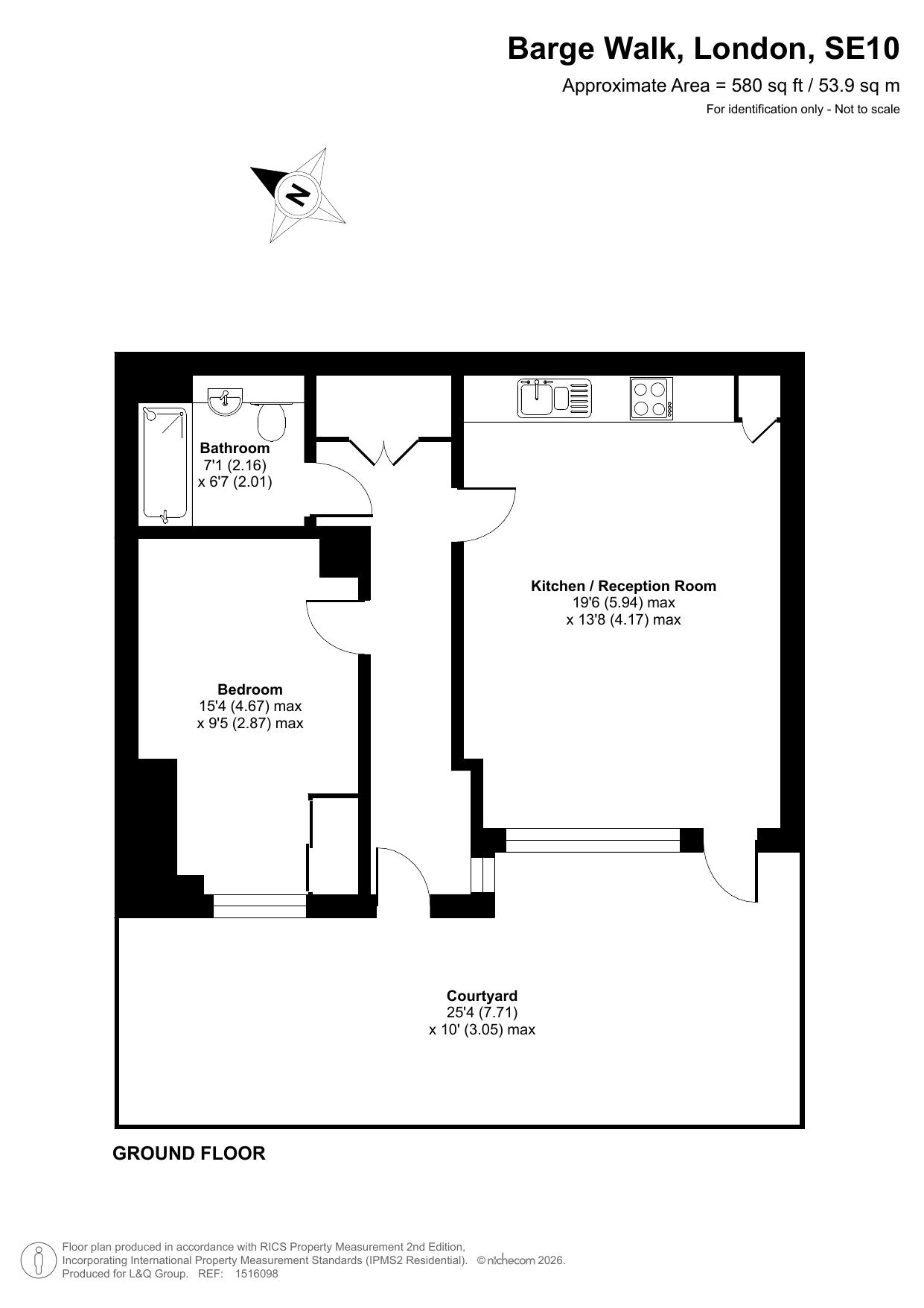 Barge Walk, London floorplan