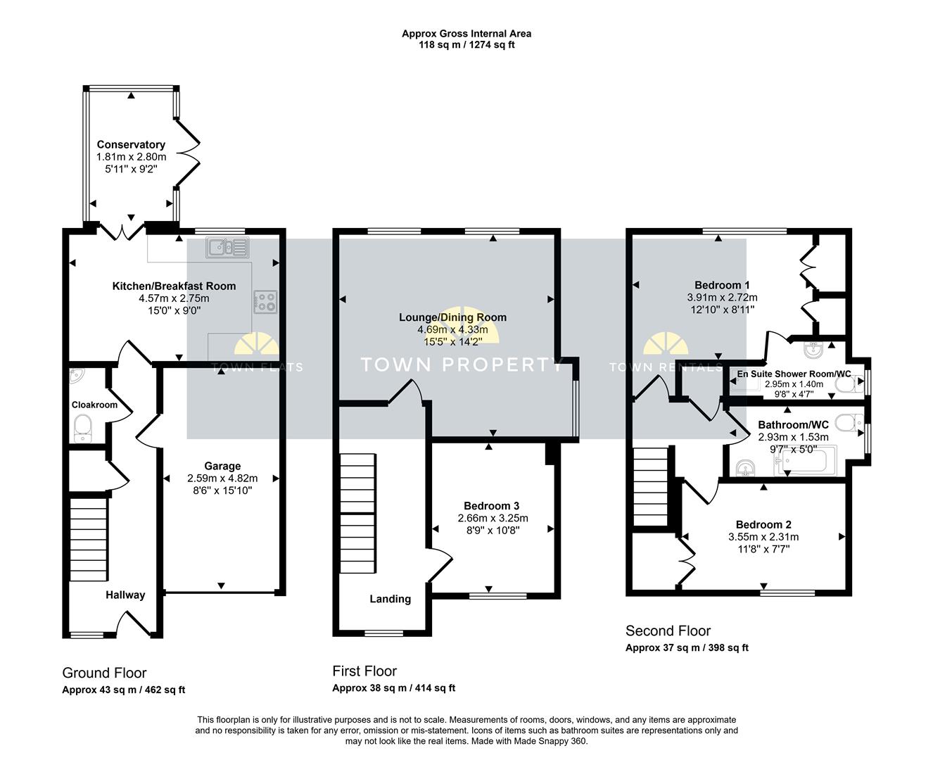 4, Canary Quay, Eastbourne floorplan