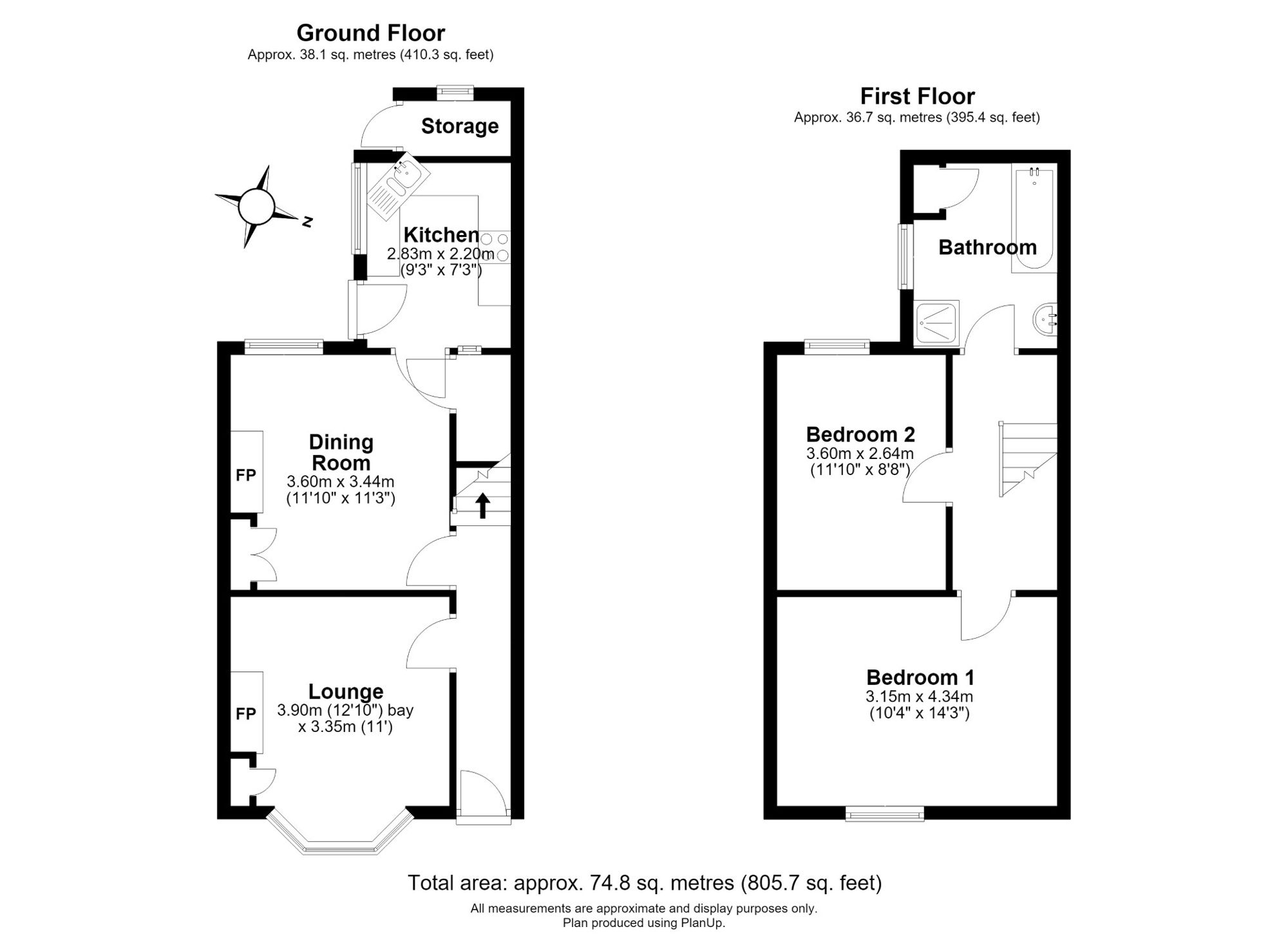 15 Newnham Terrace, Harrogate floorplan
