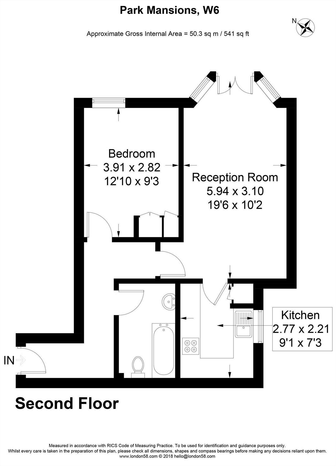 1 Bedrooms Flat to rent in Park Mansions, Stamford Brook Avenue, Hammersmith W6