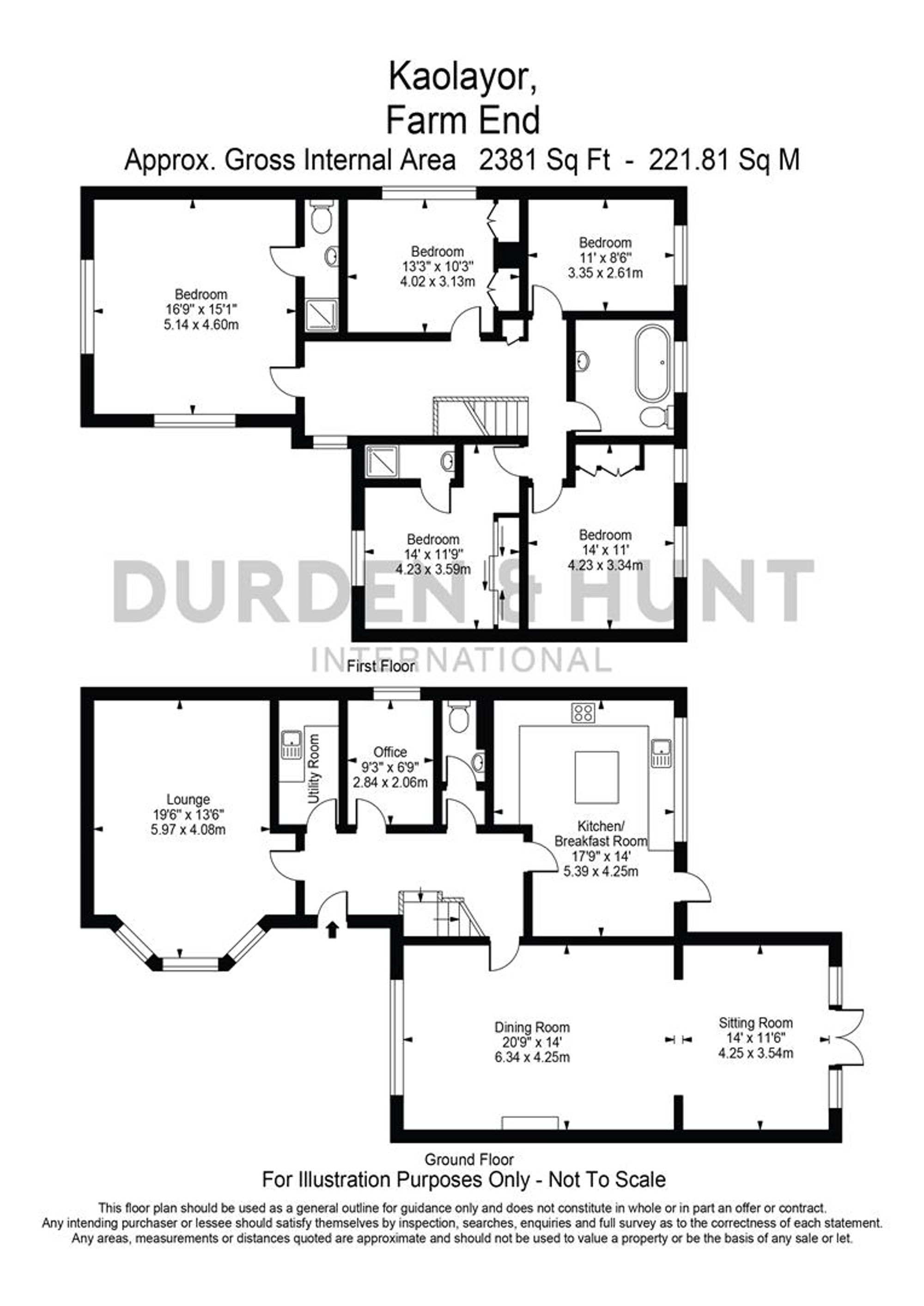 Kaolayor Farm End, London floorplan