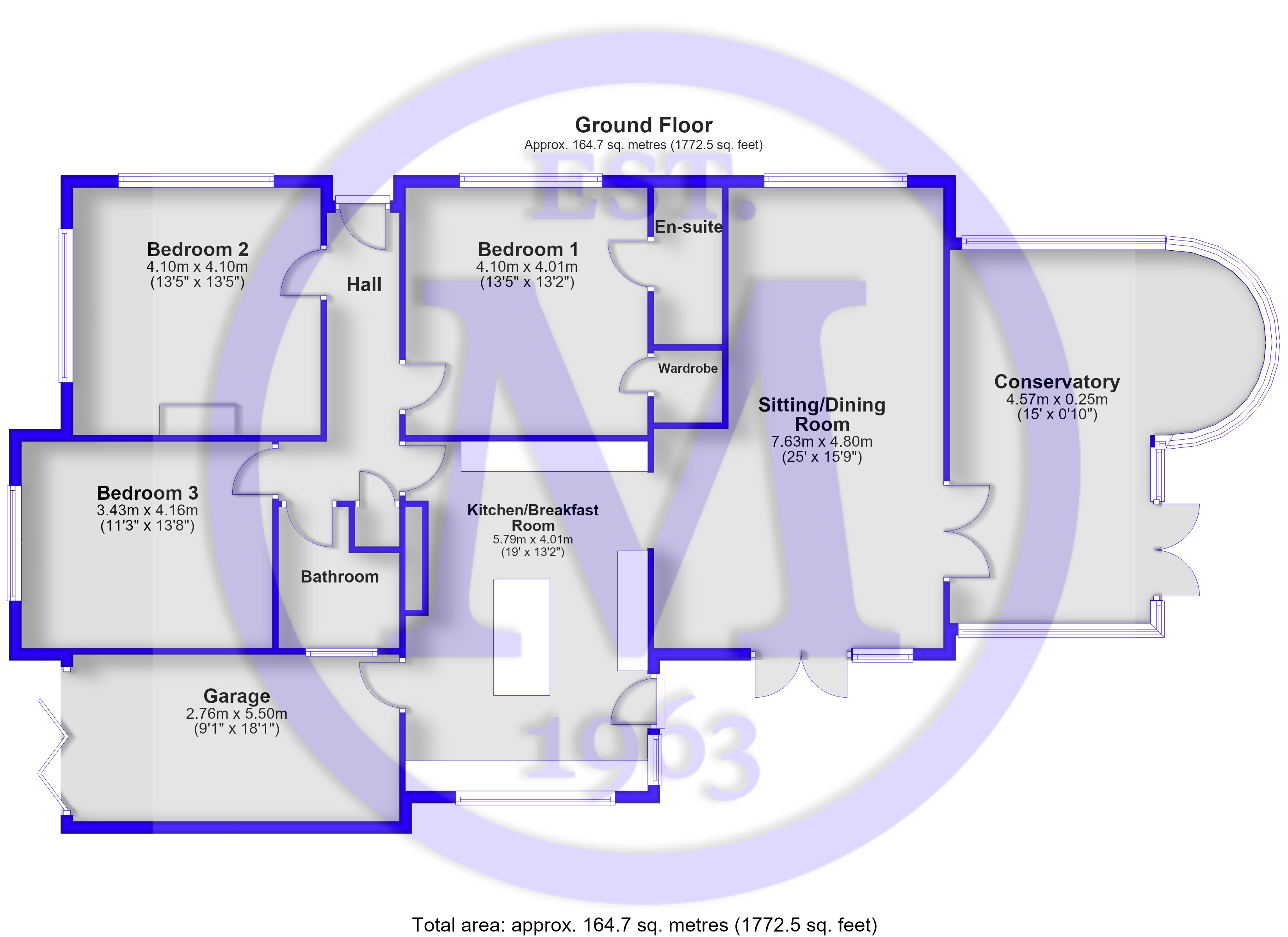 95, Barton Drive, New Milton floorplan