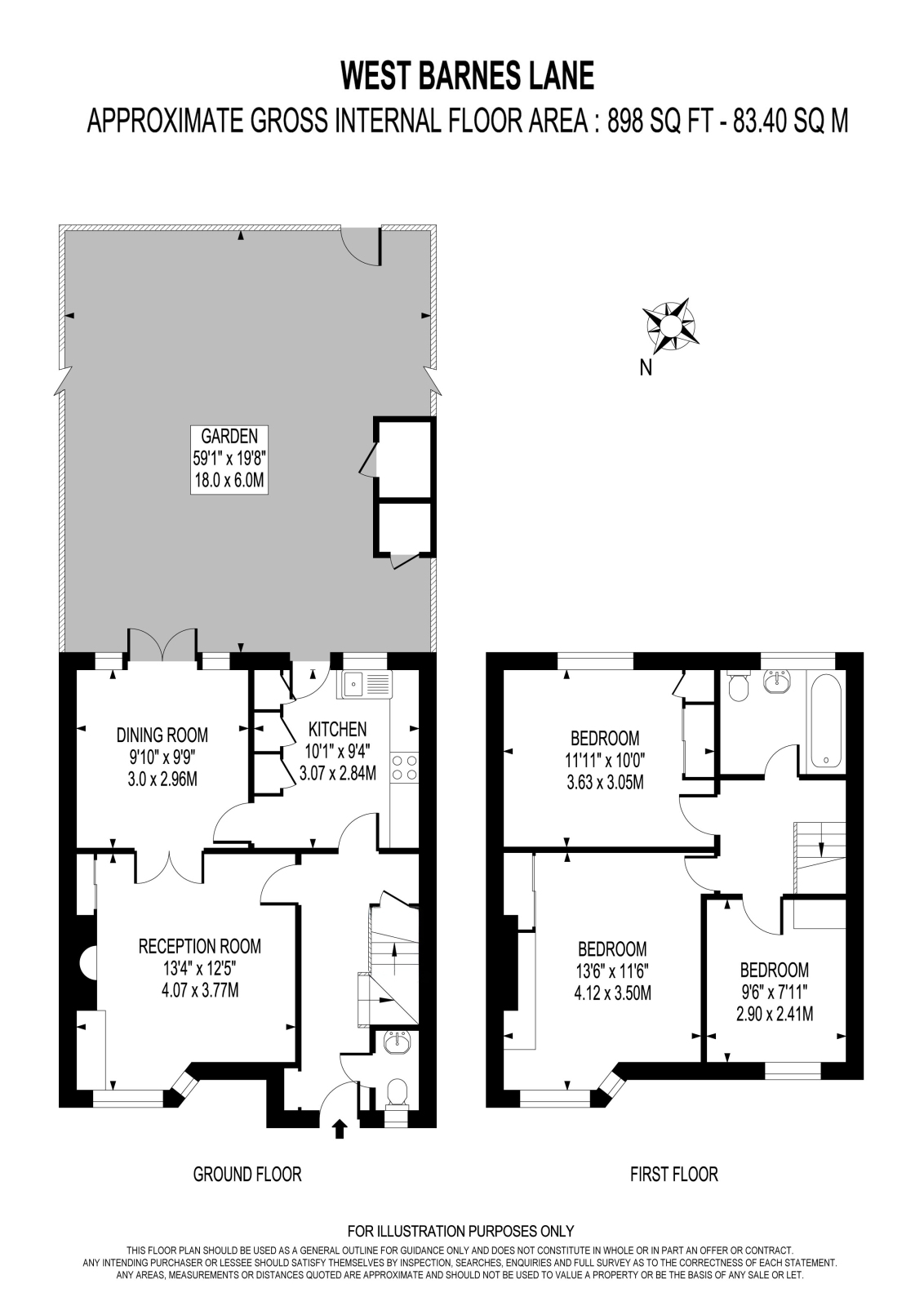 296, West Barnes Lane, New Malden floorplan