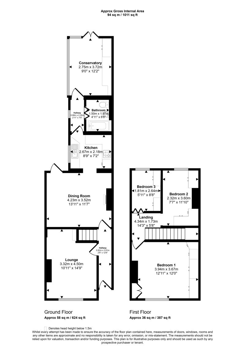 17, Brickfield Lane, Hayes floorplan