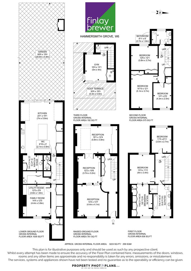 185, Hammersmith Grove, London floorplan