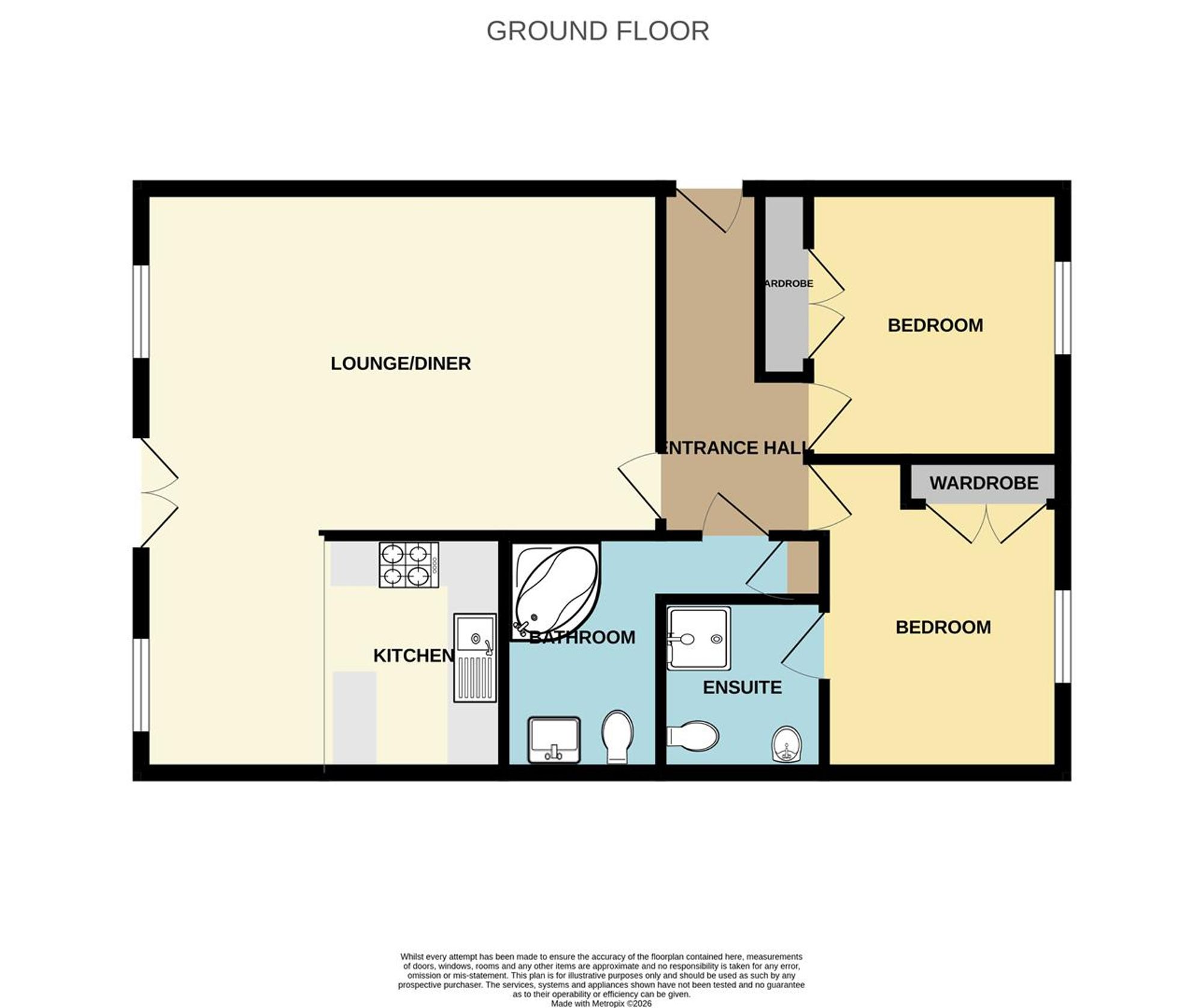 Flat 12, Quayside Court, Weymouth floorplan