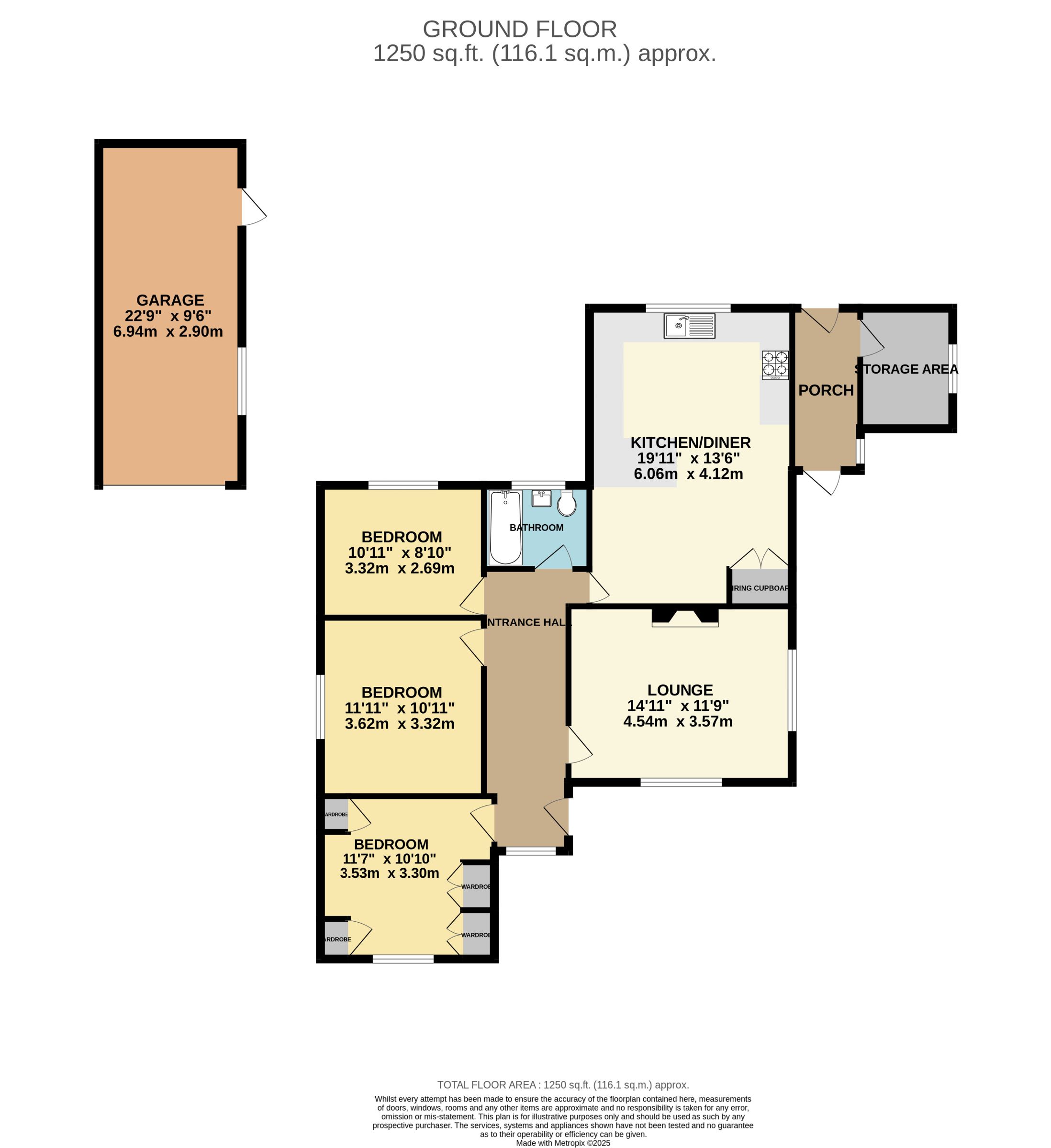 Manderley, The Purples, Coleford floorplan