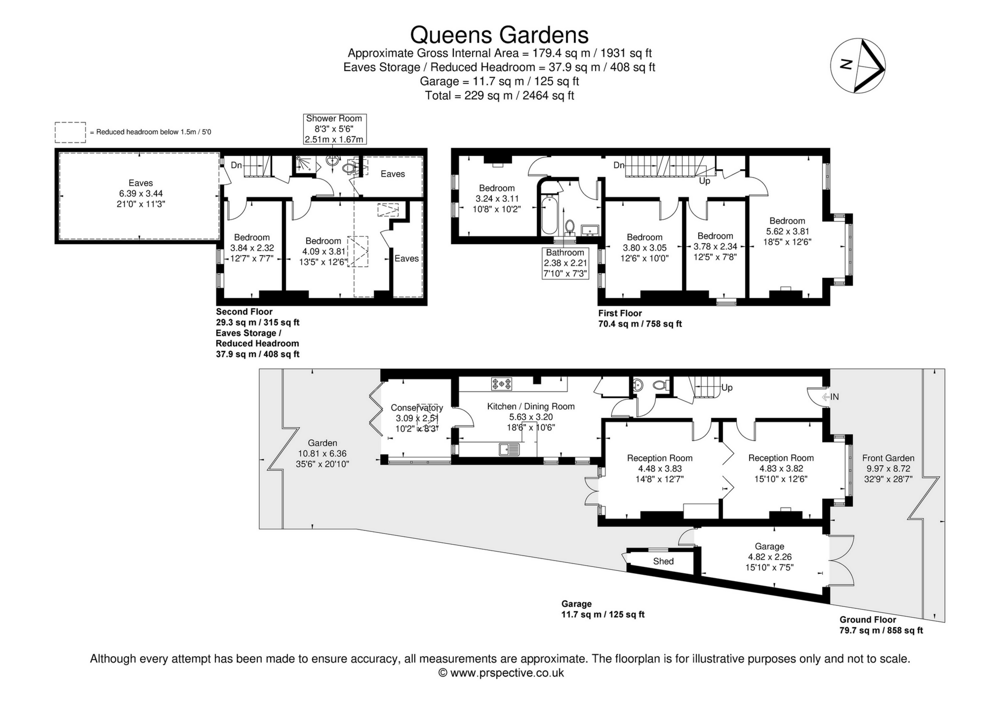 29, Queens Gardens, London floorplan
