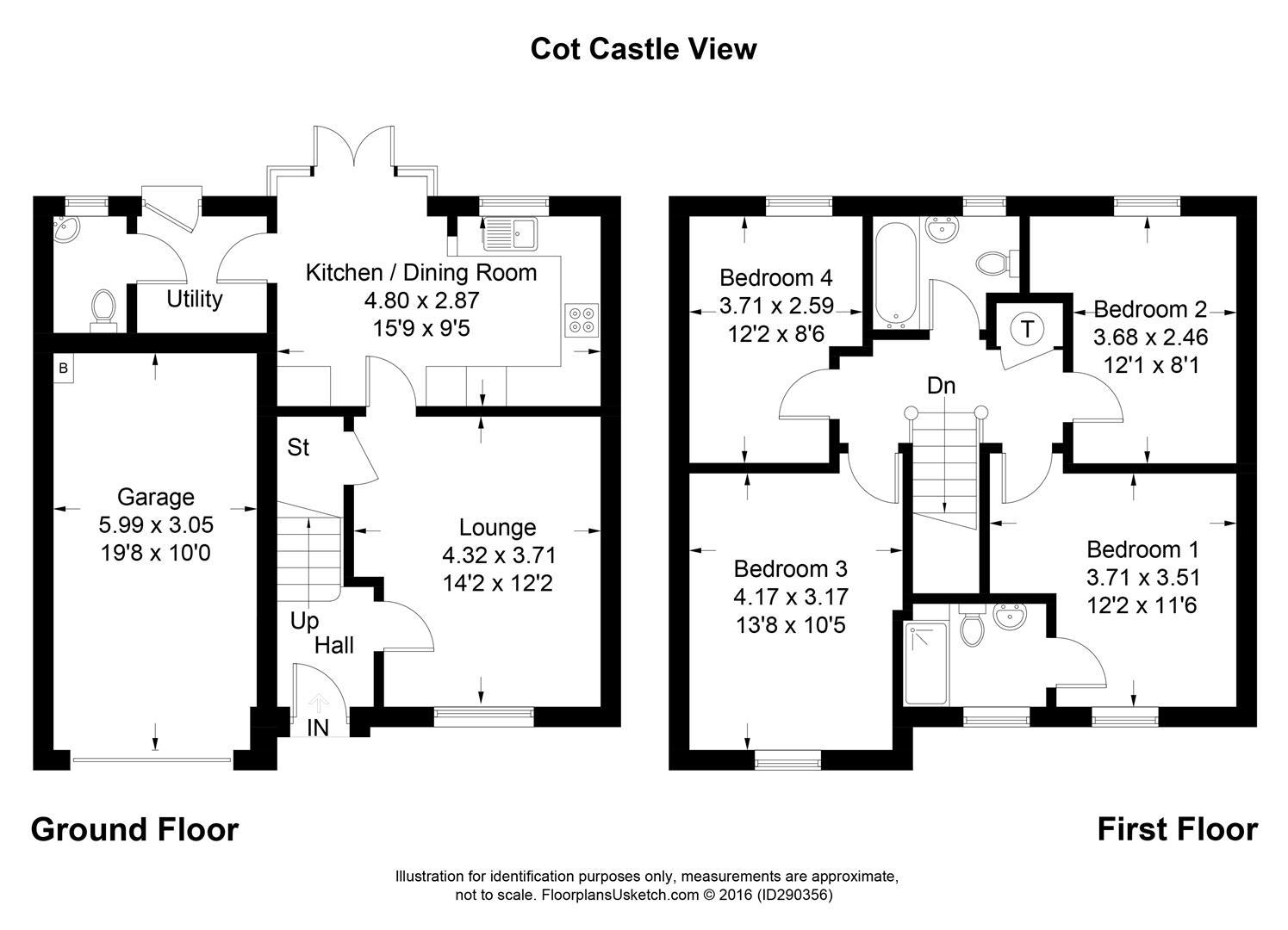 Cot Castle Grove, Stonehouse, Larkhall ML9, 4 bedroom detached house ...