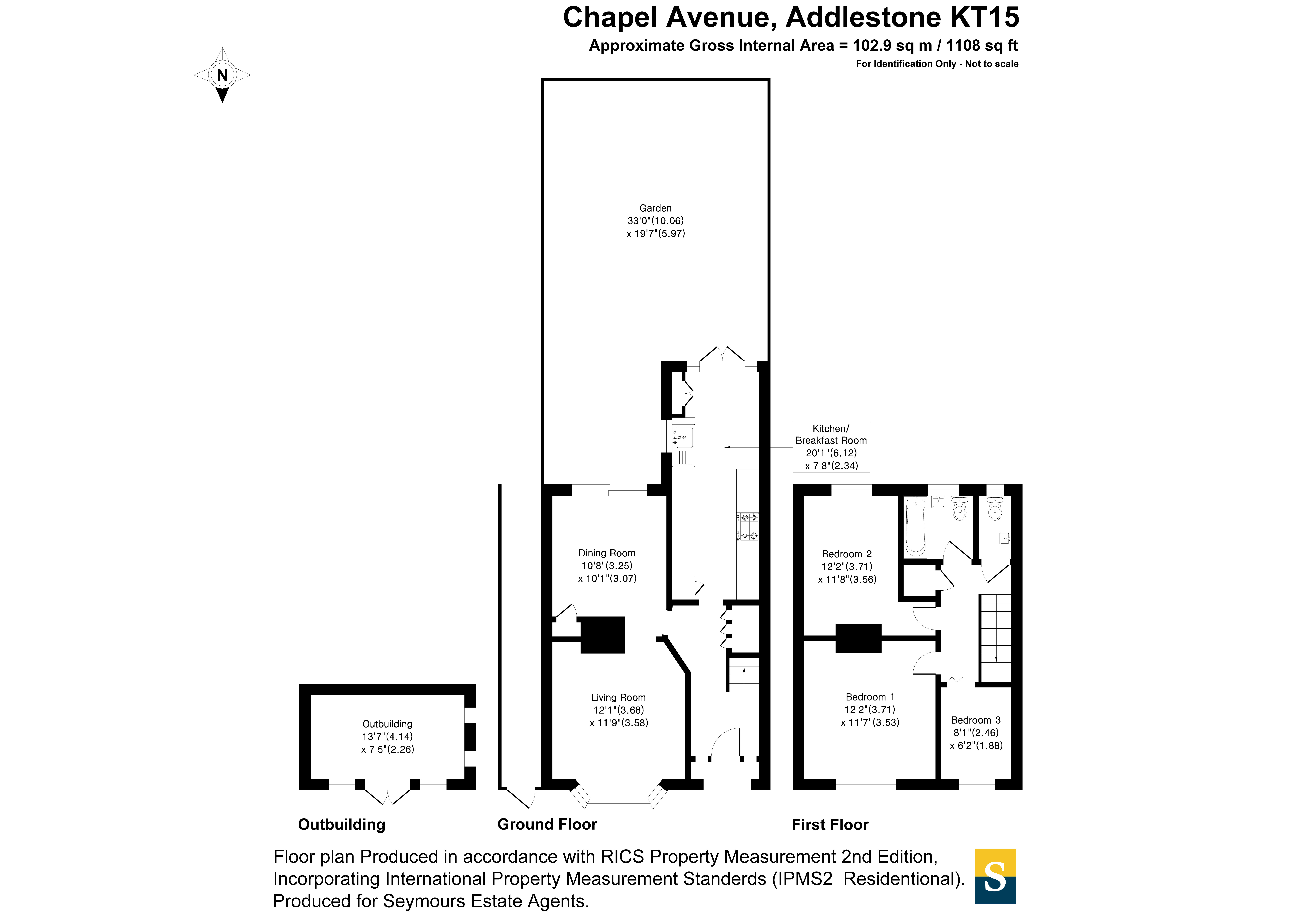 7, Chapel Avenue, Surrey floorplan