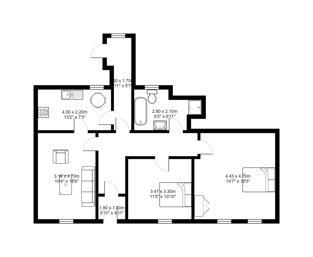 Hay Street, Elgin IV30, 2 bedroom flat for sale 60966236 PrimeLocation