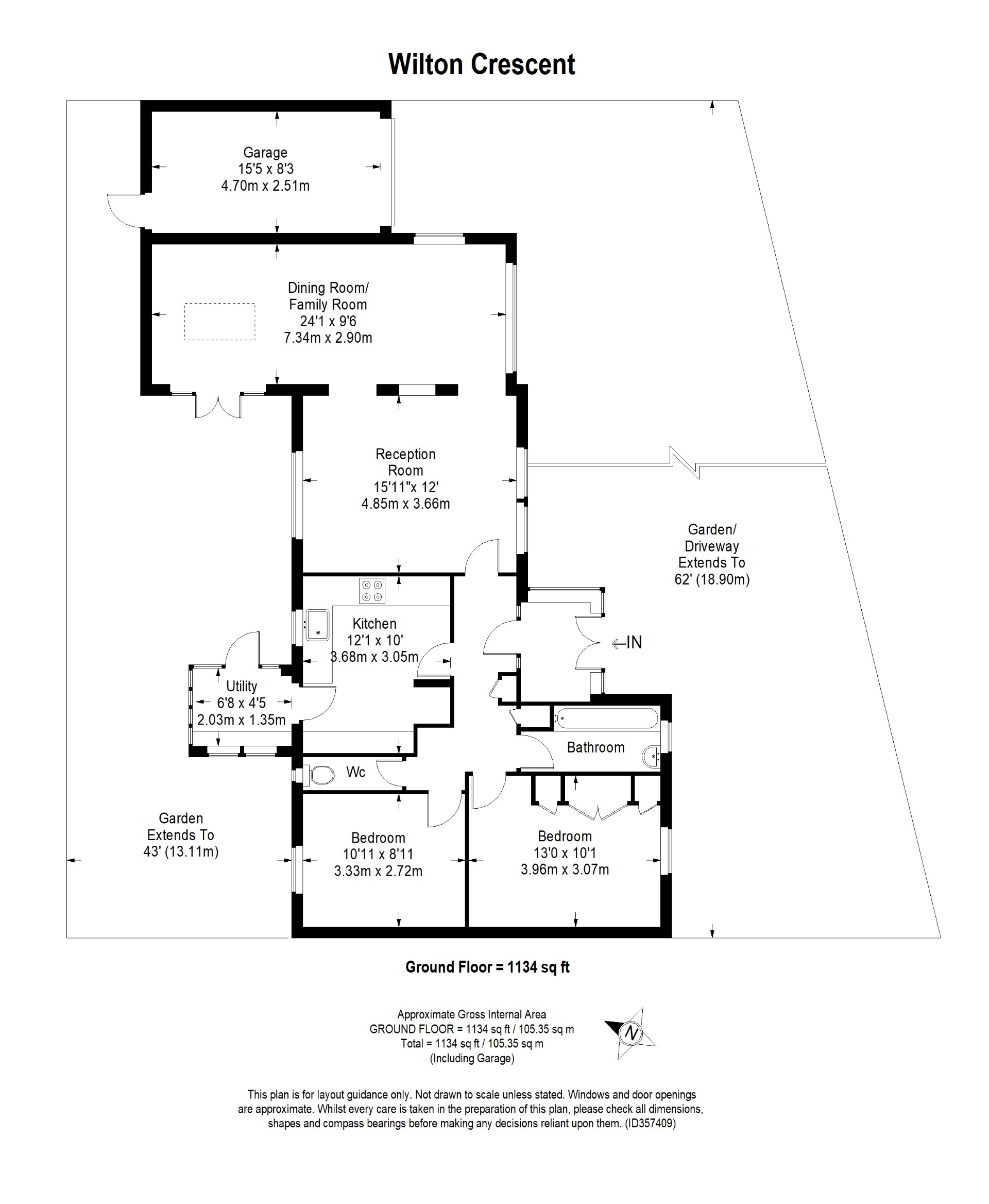 40, Wilton Crescent, Wimbledon floorplan