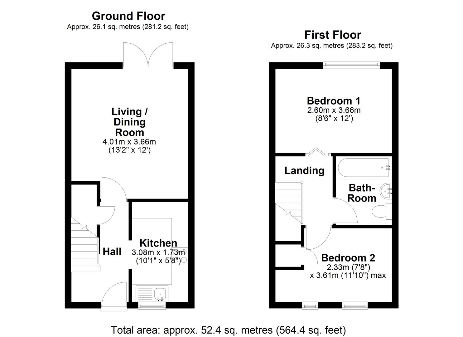 25, Valerian Court, Cambridge floorplan
