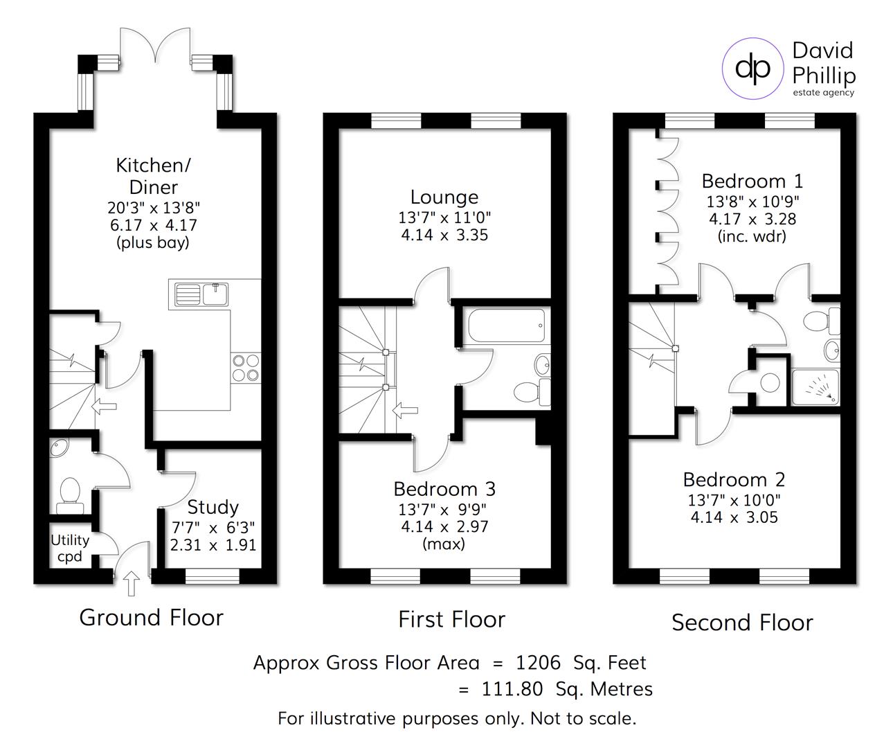 51, Mill Way, Otley floorplan