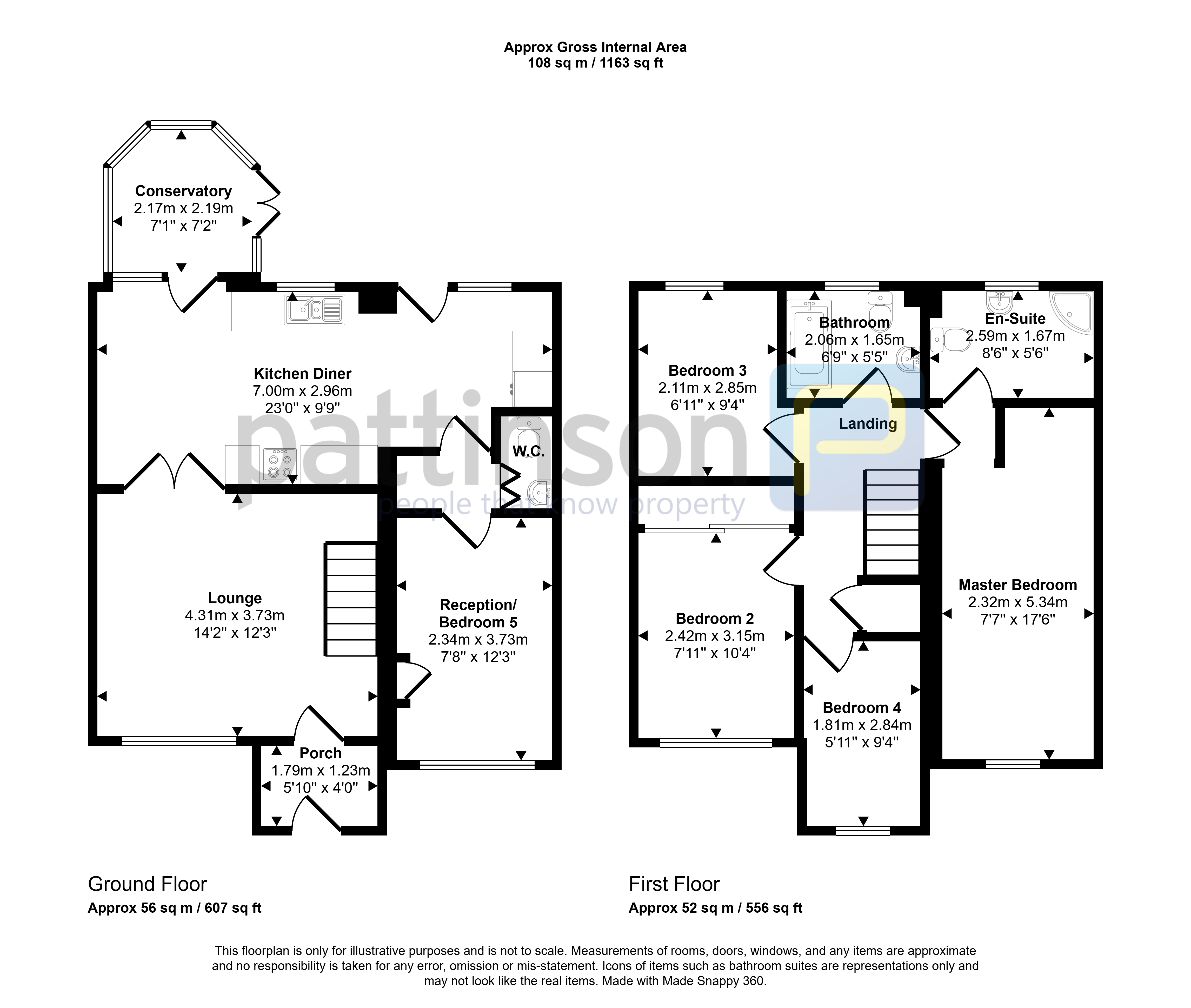 38, West Pastures, Ashington floorplan
