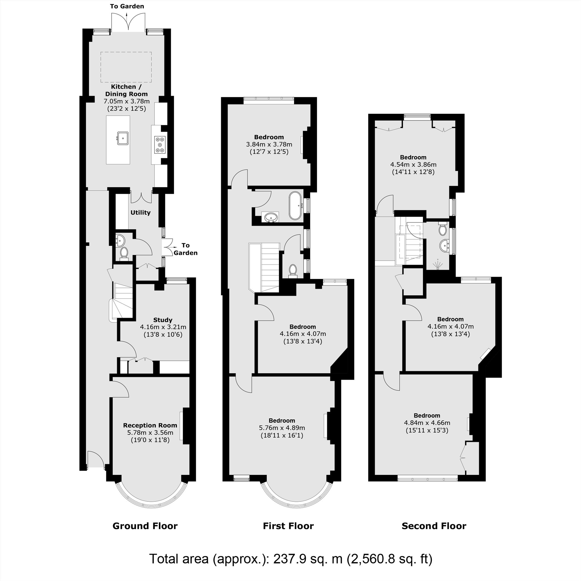63, Drewstead Road, London floorplan