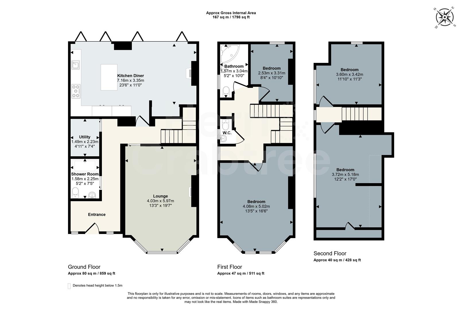28, Park Road, Cardiff floorplan