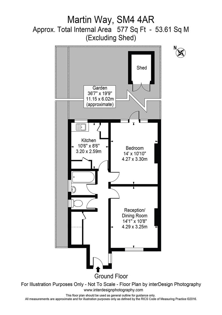 93, Martin Way, Morden floorplan