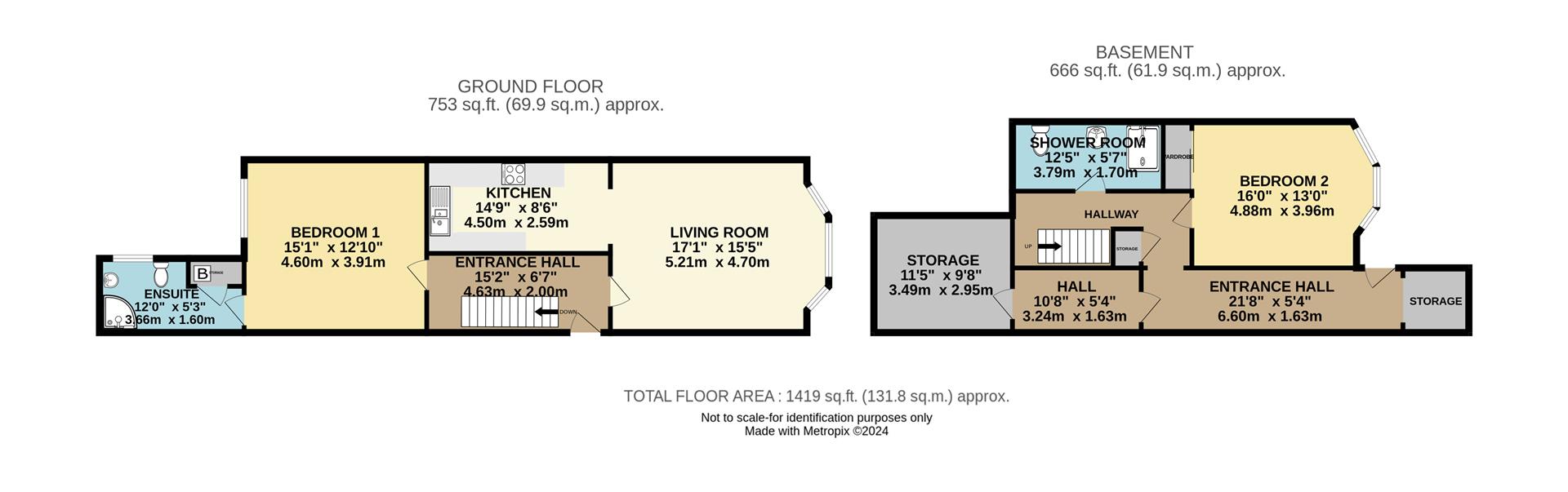 Apartment 1, Lansdowne, Queens Promenade, Douglas floorplan