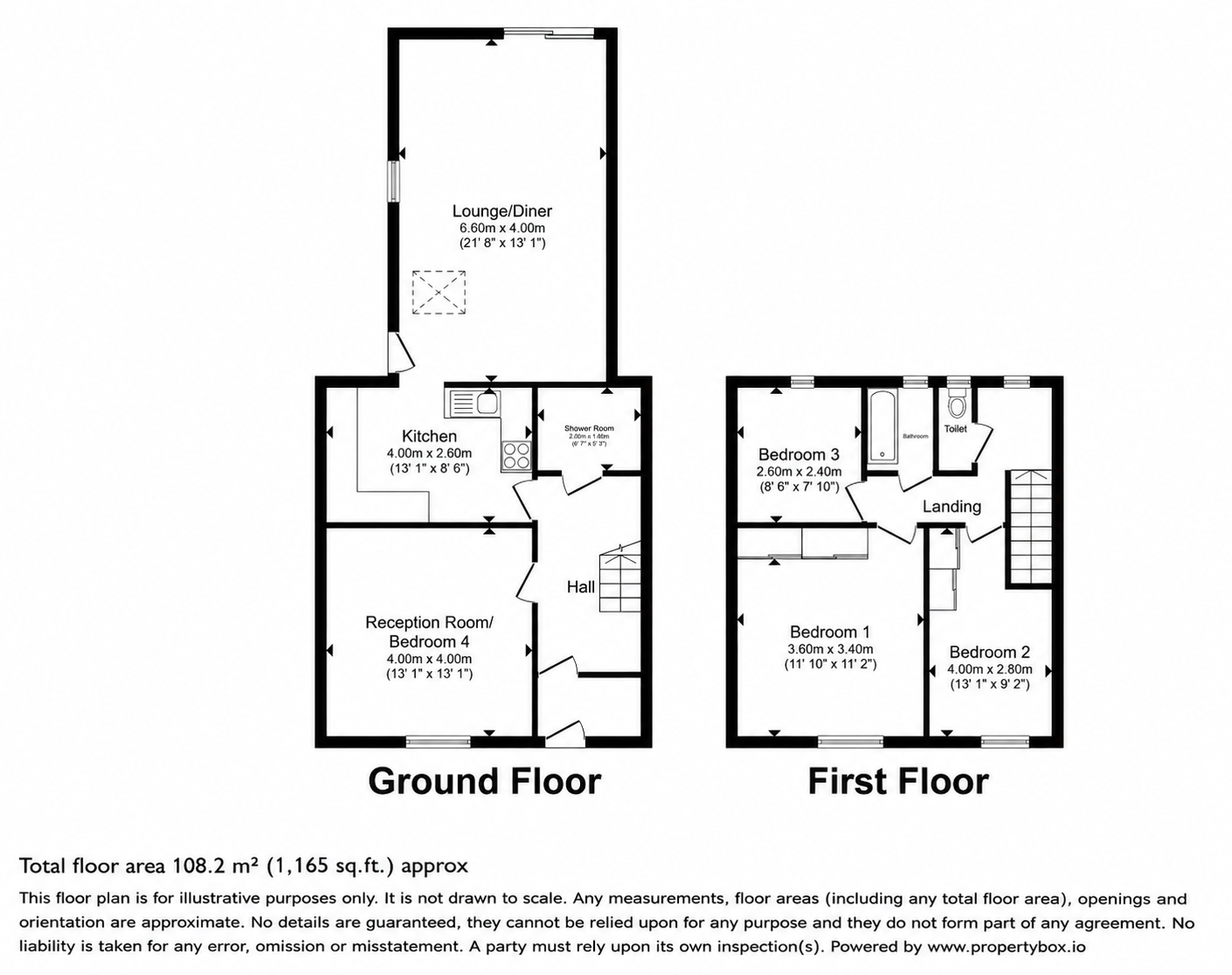 119, Grove Road, Dunstable floorplan